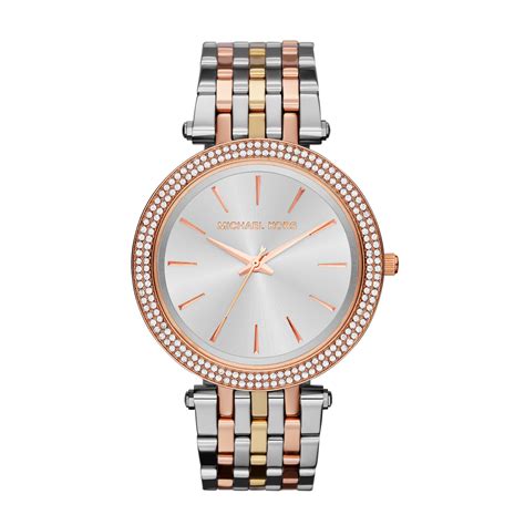 michael kors silver bling watch|michael kors rose gold watch.